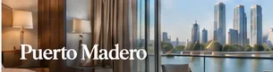 Habitación ilustrativa en Puerto Madero